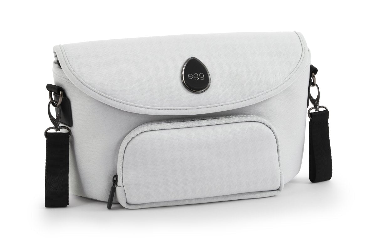 egg3® Stroller Organiser - Houndstooth Silver - Little Miracles Baby Boutique