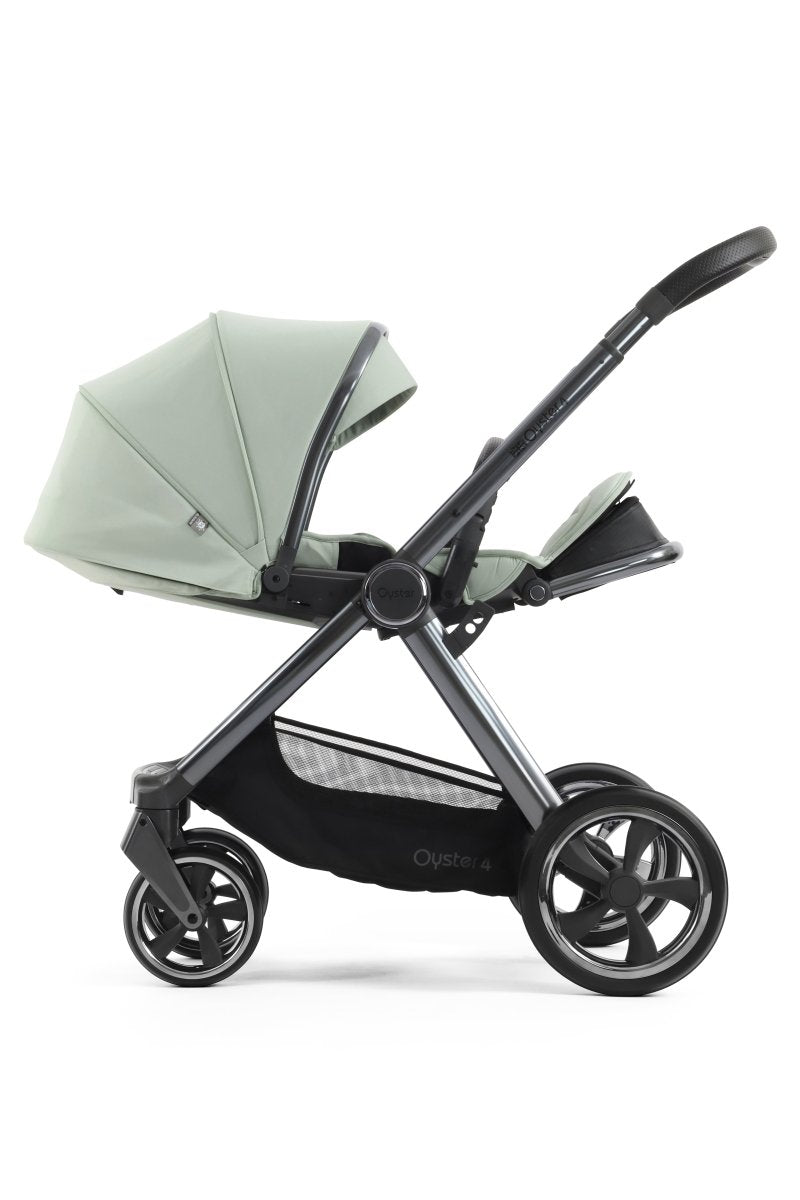 Oyster 4 Ultimate Bundle in Pistachio with Gun Metal Chassis - Little Miracles Baby Boutique