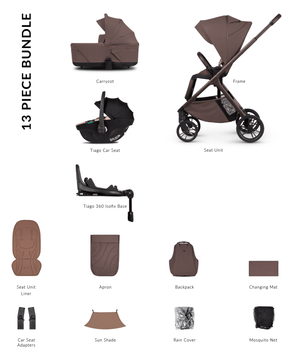 Venicci Tila - Luxury Package - Noce - Little Miracles Baby Boutique