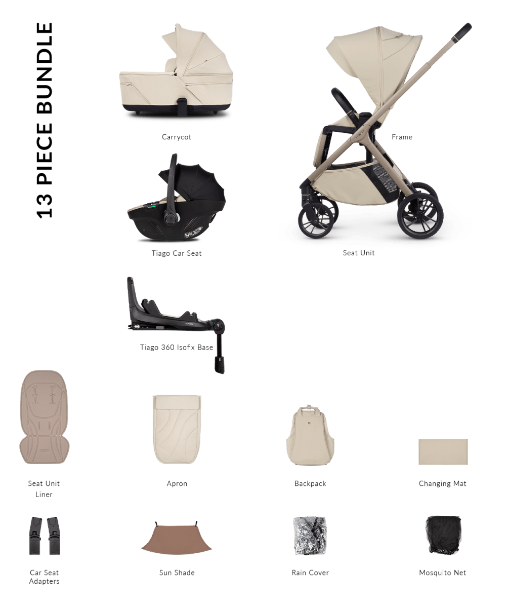 Venicci Tila - Luxury Package - Sabbia - Little Miracles Baby Boutique