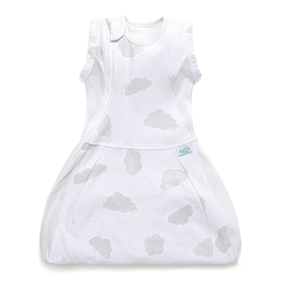 0.5 Tog Swaddle to Sleep Bag – Cotton Clouds - Little Miracles Baby Boutique