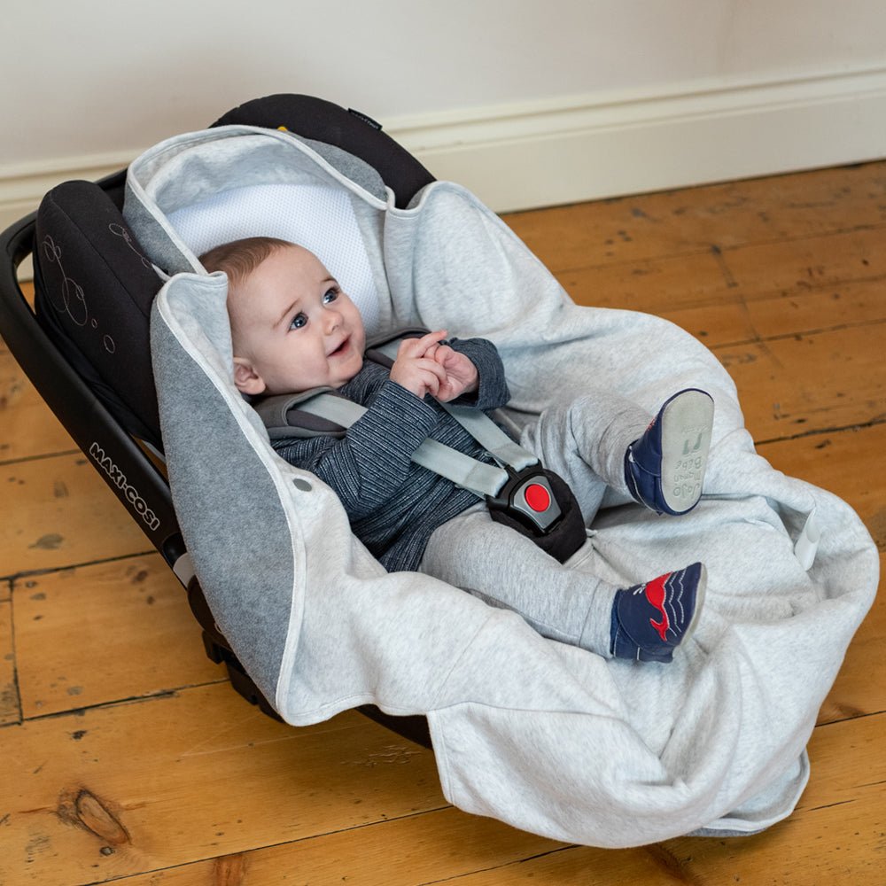 Cosy Wrap Travel Blanket – Minimal Grey - Little Miracles Baby Boutique