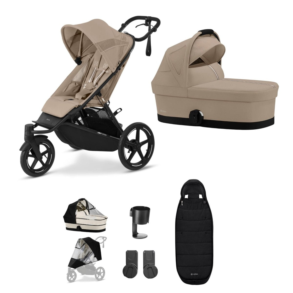 Cybex Avi Spin 8 Piece - Almond Beige - Little Miracles Baby Boutique