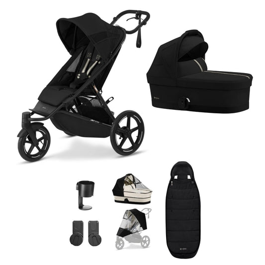 Cybex Avi Spin 8 Piece - Moon Black - Little Miracles Baby Boutique