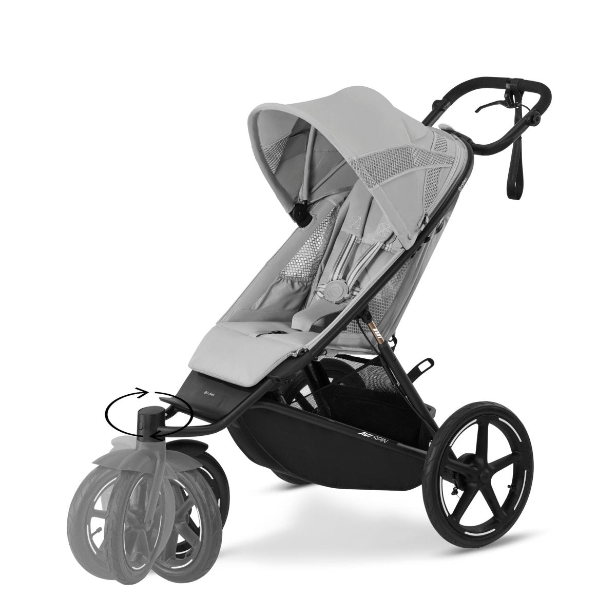 Cybex Avi Spin Fog Grey - Little Miracles Baby Boutique