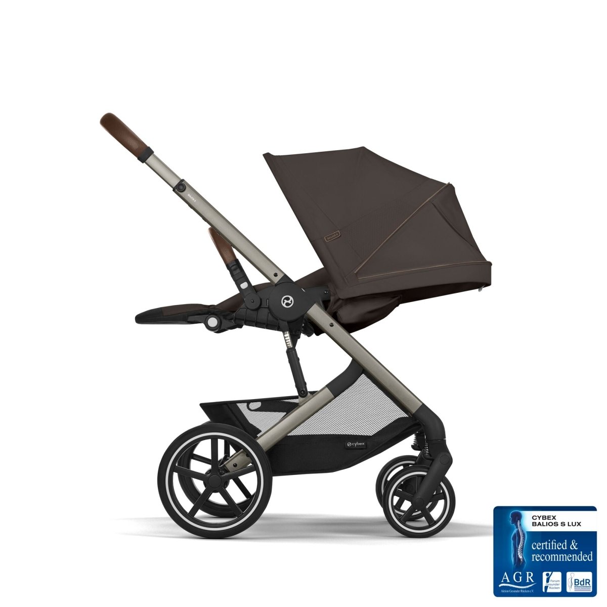 Cybex Balios S Lux Chocolate Brown - Little Miracles Baby Boutique