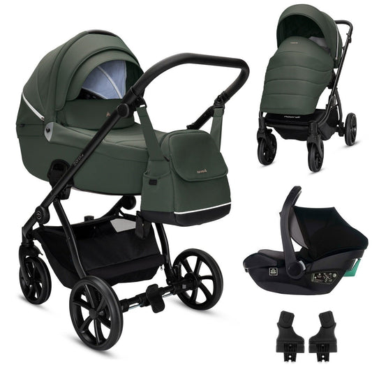 Noordi - Fjordi V2, 3 in 1 - Alpine Moss with i - Size Car Seat and Base - Little Miracles Baby Boutique