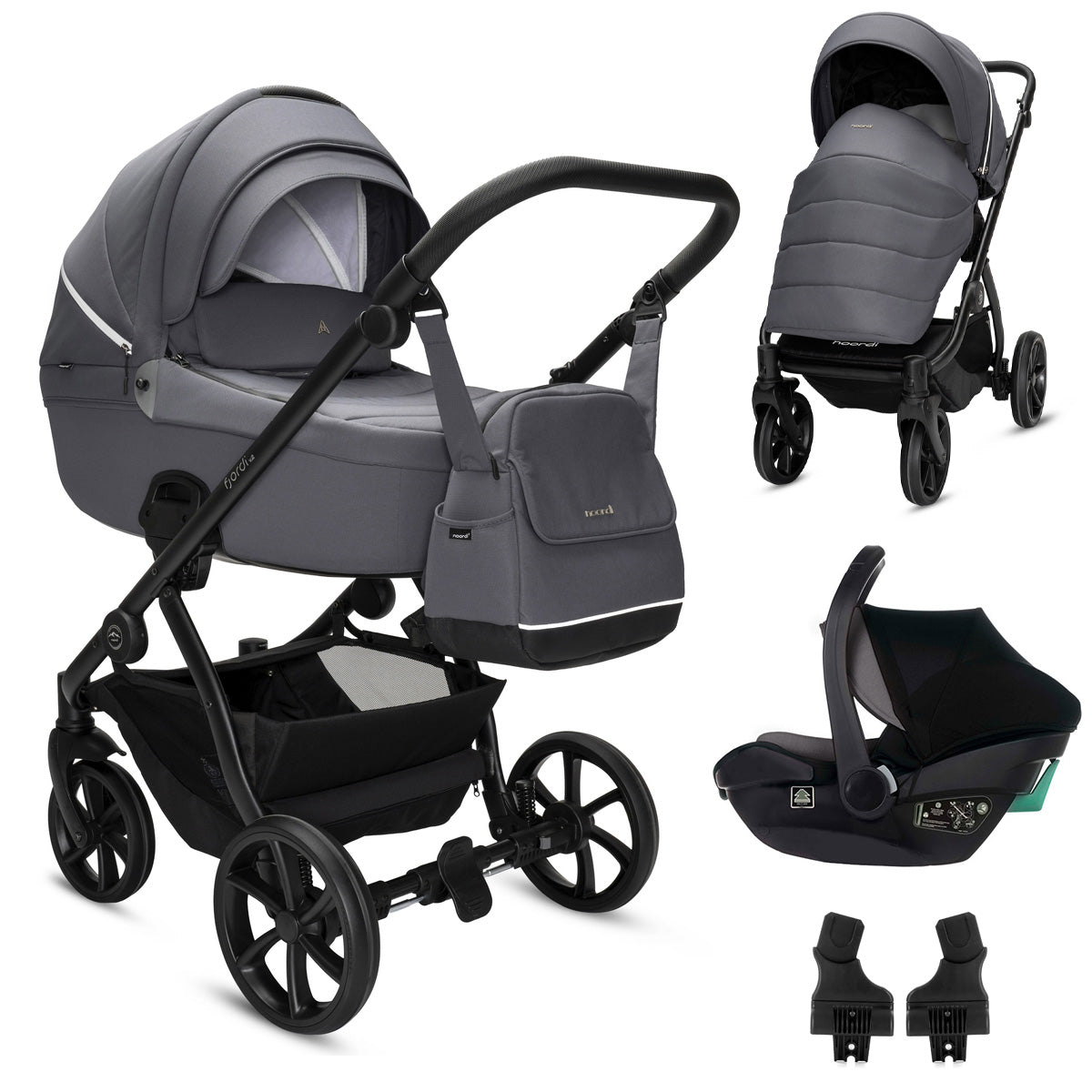 Noordi - Fjordi V2, 3 in 1 - Boreal with i - Size Car Seat and Base - Little Miracles Baby Boutique