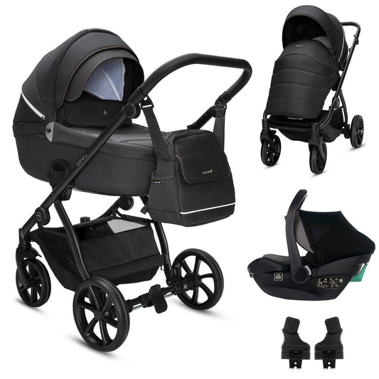 Noordi - Fjordi V2, 3 in 1 - Voyager Black with i - Size Car Seat and Base - Little Miracles Baby Boutique