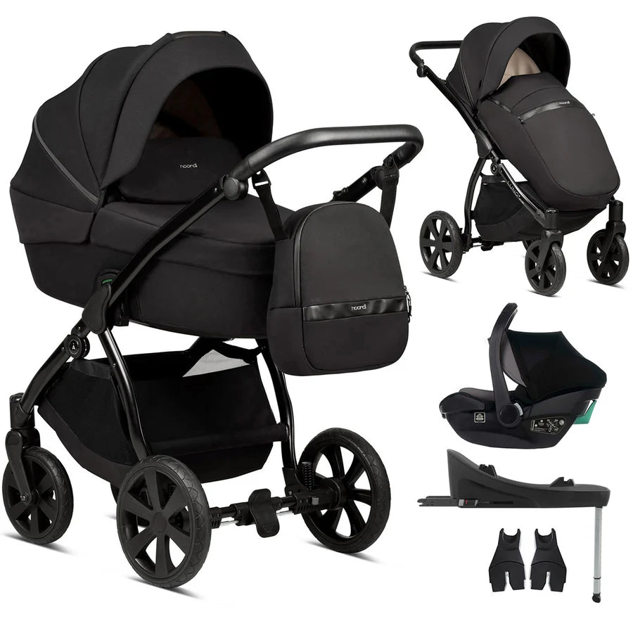 Noordi - Luna All - Trials 3 in 1 - Midnight with i - Size Car Seat and Base - Little Miracles Baby Boutique