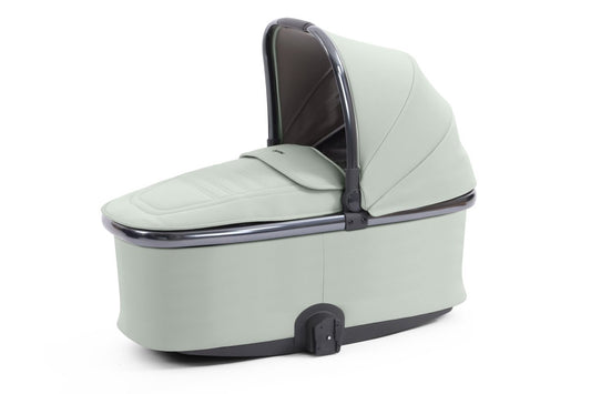 Oyster 4 Carrycot in Pistachio with Gun Metal Finish - Little Miracles Baby Boutique