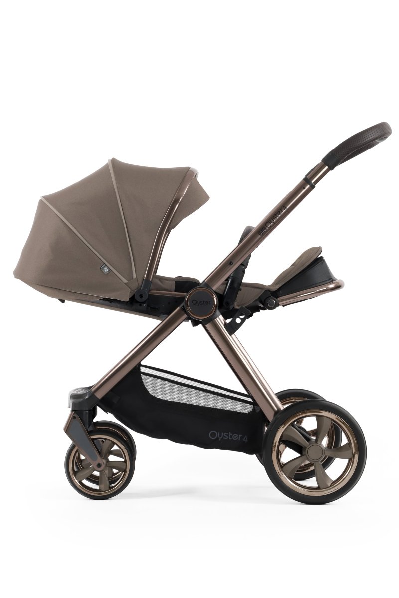 Oyster 4 Essential Bundle in Mink with Brown Chassis - Little Miracles Baby Boutique