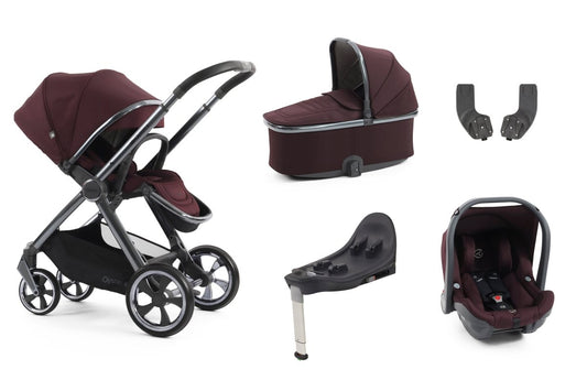 Oyster 4 Essential Bundle in Mulberry with Gun Metal Chassis - Little Miracles Baby Boutique