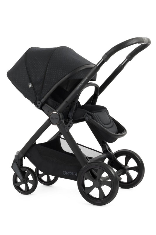 Oyster 4 Essential Bundle in Raven with Matt Black Chassis - Little Miracles Baby Boutique