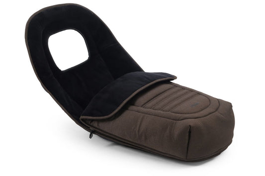 Oyster 4 Footmuff Chocolate Velvet - Little Miracles Baby Boutique