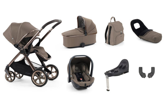 Oyster 4 Luxury Bundle in Mink with Brown Chassis - Little Miracles Baby Boutique