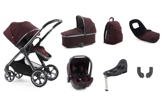 Oyster 4 Luxury Bundle in Mulberry with Gun Metal Chassis - Little Miracles Baby Boutique