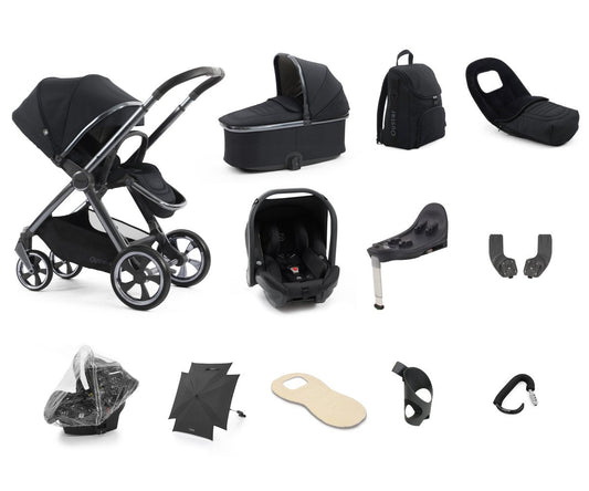 Oyster 4 Ultimate Bundle in Carbonite with Gun Metal Chassis - Little Miracles Baby Boutique