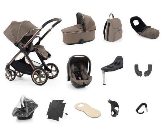 Oyster 4 Ultimate Bundle in Mink with Brown Chassis - Little Miracles Baby Boutique