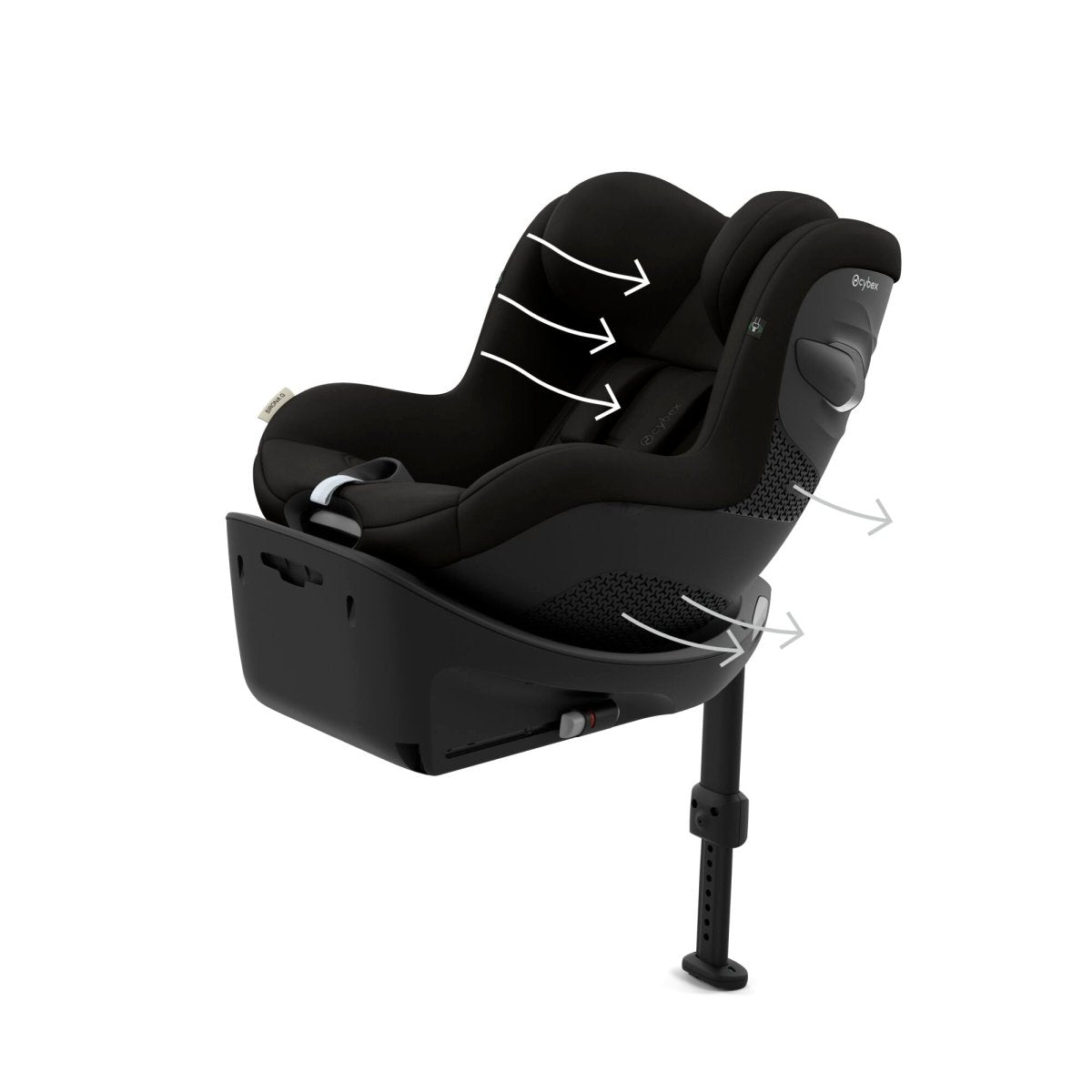 Sirona G i - Size Infant Car Seat - Moon Black (Comfort) - Little Miracles Baby Boutique