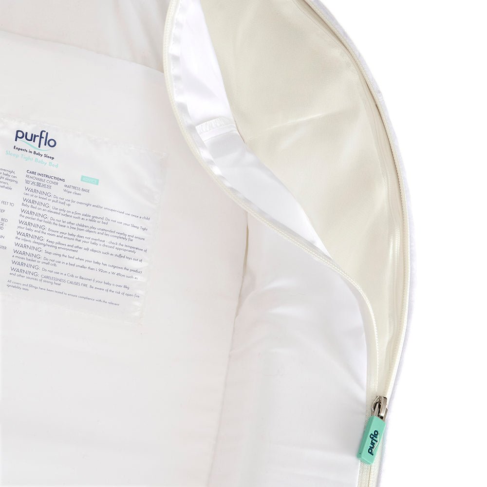 Sleep Tight Baby Bed – Luxe White - Little Miracles Baby Boutique