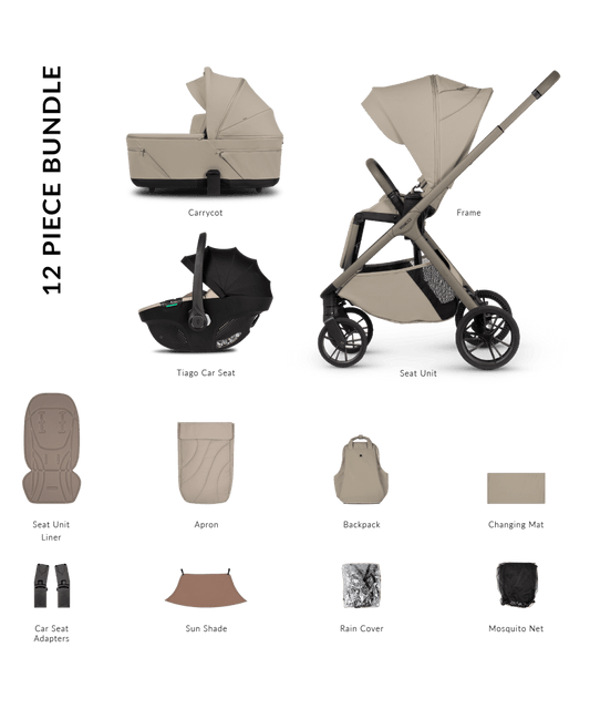 Venicci Tila - Comfort Package - Latte - Little Miracles Baby Boutique