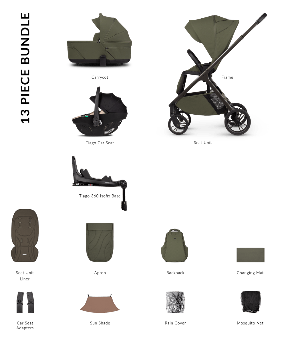 Venicci Tila - Luxury Package - Olive - Little Miracles Baby Boutique