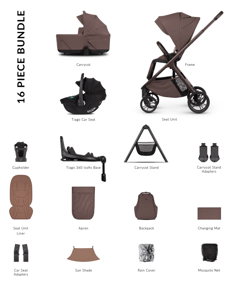 Venicci Tila - Ultimate Package - Noce - Little Miracles Baby Boutique