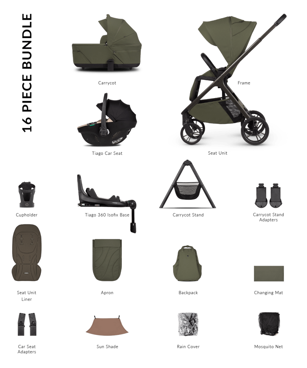 Venicci Tila - Ultimate Package - Olive - Little Miracles Baby Boutique