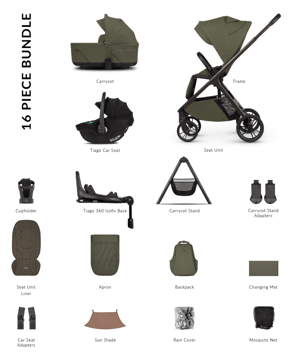 Venicci Tila - Ultimate Package - Olive - Little Miracles Baby Boutique