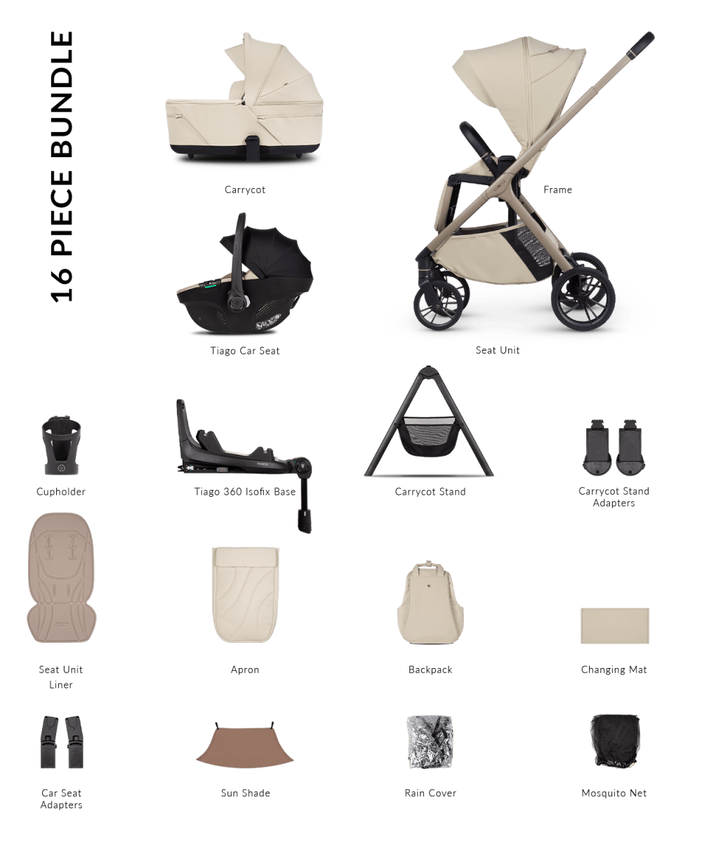 Venicci Tila - Ultimate Package - Sabbia - Little Miracles Baby Boutique