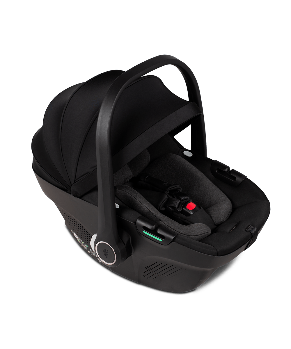 Venicci Upline 2 - 3 in 1 Package and Base - All Black - Little Miracles Baby Boutique