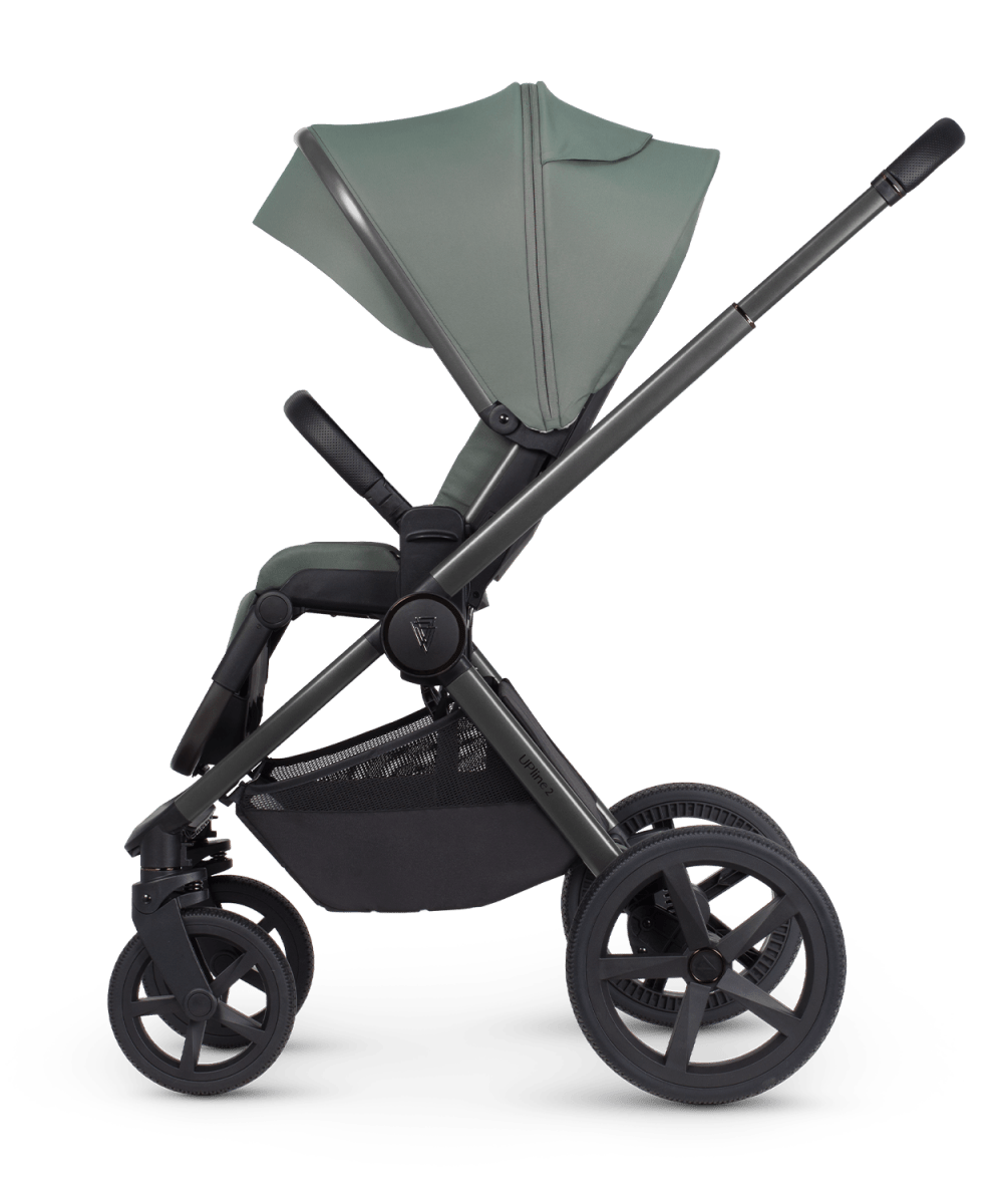 Venicci Upline 2 - 3 in 1 Package and Base - Aloe - Little Miracles Baby Boutique