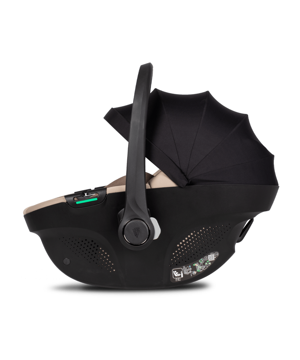 Venicci Upline 2 - 3 in 1 Package and Base - Stone Beige - Little Miracles Baby Boutique