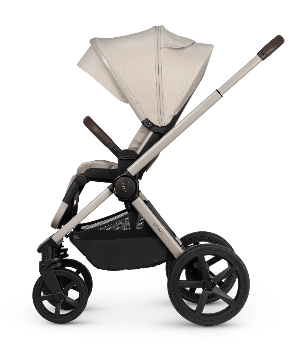 Venicci Upline 2 - 3 in 1 Package and Base - Stone Beige - Little Miracles Baby Boutique